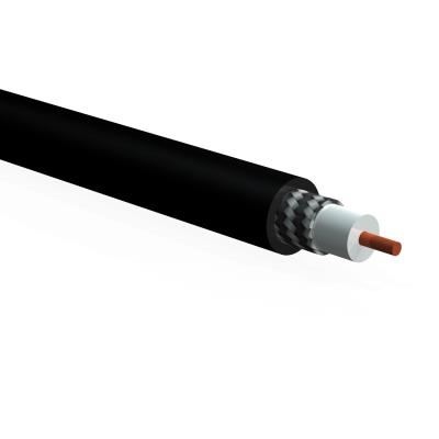 general purpose, coaxial, 20 awg, black pvc cable (rg58/u), cmx flame rated (price per foot)